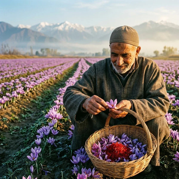 The Red Gold of Kashmir: Why Kashmiri Saffron Is the Most Extraordinary Spice on Earth